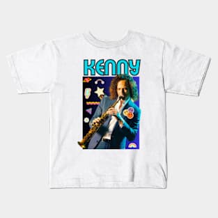 Kenny G quotes art 90s style retro vintage 70s Kids T-Shirt